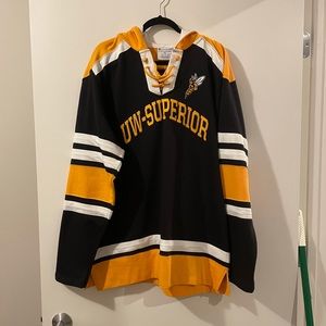 Hockey Jersey style Champion sweatshirt in size 2XL.